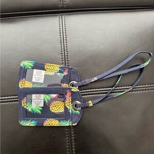 Vera Bradley Pineapple Luggage Tags
